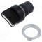 Comutator rotativ 22mm EAO Poz.i stab 4 negru fără IP65 46