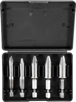 Set de 5 extractoare pentru suruburi rupte 6-14mm V86479 Verke foto