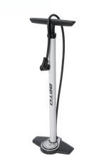 Pompa din otel, cu manometru, lungime 66cm, culoare alb, valva AV,DV,FV Cod:588080765RM
