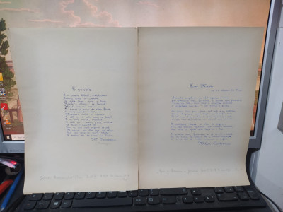 M. Codreanu, 19 poezii scrise de m&amp;acirc;nă de un admirator, circa 1930, Epigramă, 050 foto