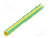 Tub termocontractant, 3mm, 30m, galben-verde, HELLERMANNTYTON - 333-42055