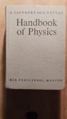 Handbook of physics,b yavorsky foto