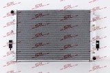 Radiator apa Mercedes Clasa X (W470) 2017-2020; Nissan Navara 2015-, 2.3 D, 2.3 dci, 722x488x32mm, AC: +/-, fagure brazat, OE 214604JA1A, SRLine