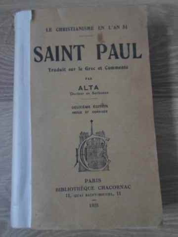 LE CHRISTIANISME EN L&#039;AN 51. SAINT PAUL-ALTA-229254