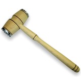 Ciocan pentru snitel, lemn + metal, 6151, mare, 32 x 11 cm