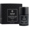 Gel After Shave Isha, Acid Hialuronic, 50ml, Barbati, Calmare & Hidratare, Aloe Vera, Ceai Verde, Arnica, Parfum Oud, Fabricat in Italia