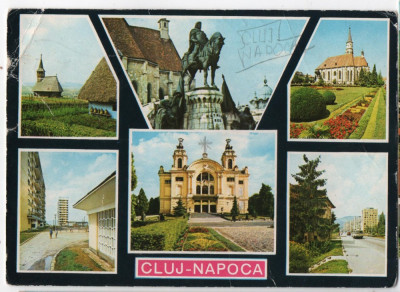 CPI B 11614 CARTE POSTALA - CLUJ NAPOCA, MOZAIC foto