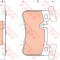 Set placute frana,frana disc MERCEDES C-CLASS Cupe (C204) (2011 - 2016) TRW GDB1856