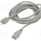 Cablu 3x0,75mm2 IEC C13 mamă NEMA 5-15 mufă PVC 5m gri LIAN DUNG