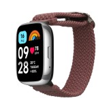 Curea Kwmobile pentru Xiaomi Redmi Watch 3 Active, Roz, Nylon, KWM000025FI005C