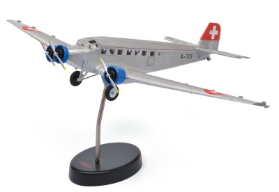 Macheta avion Junkers JU52/3m Elvetia 1939 WWII - Schuco 1/72 WW2 foto