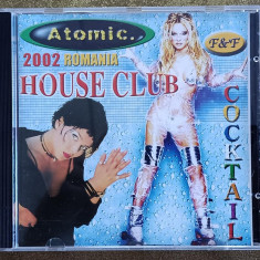 CD audio cu muzica romaneasca , Atomic House club 2002