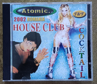 CD audio cu muzica romaneasca , Atomic House club 2002 foto