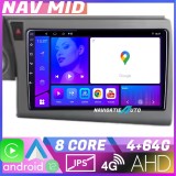 Navigatie Audi A6 C6 2004-2010 Octa Core EDOTEC-LITE Android Ecran 720P Octa Core 4+64 Carplay Android auto
