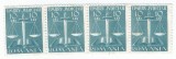 Romania, Lot 1056 cu 4 timbre fiscale judiciare, 1947, NG