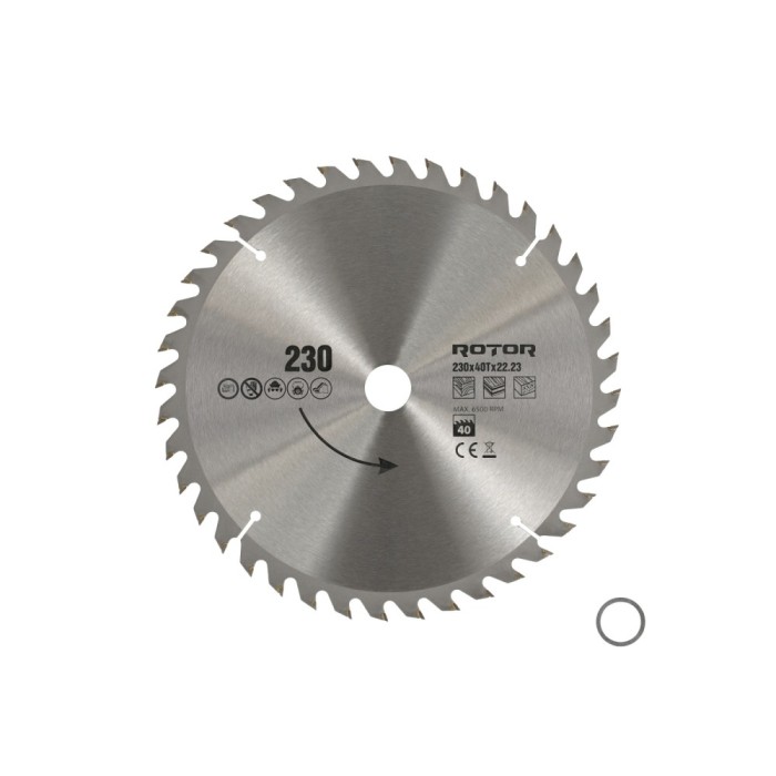 230X22.23 40T disc de taiat lemnul ROTOR Innovative ReliableTools