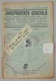 JURISPRUDENTA GENERALA , PUBLICATIUNE SAPTAMANALA DE JURISPRUDENTA REZUMATA ROMANA SI STREINA , NR.8 , 1938