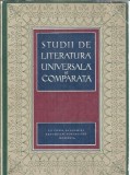 Studii de literatura universala si comparata - I. C. Chitimia