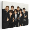 Tablou afis BTS formatie de muzica 2314 Tablou canvas pe panza CU RAMA 60x90 cm