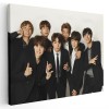 Tablou afis BTS formatie de muzica 2314 Tablou canvas pe panza CU RAMA 50x70 cm