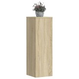 vidaXL Suporturi plante 2 buc stejar sonoma 33x33x100cm lemn prelucrat 3307884