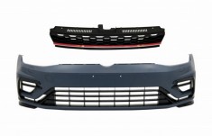 Bara fata cu Grila Centrala compatibila cu VW Golf 7.5 (2017-2020) R GTI Design Performance AutoTuning