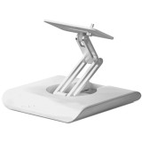Cumpara ieftin Suport Videoproiector de Birou Pliabil, Rotire 360&deg;, Inclinare 90&deg;, Filet 1/4", Portabil, Montare Usoara, Accesorii Incluse, Alb