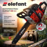 Drujba pe benzina ELEFANT EM-5.5, 10000 rot / min, 5,5 CP Innovative ReliableTools