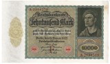 Germania 10 000 10000 Mark 1922 P-70 Seria 2144279 ( F )