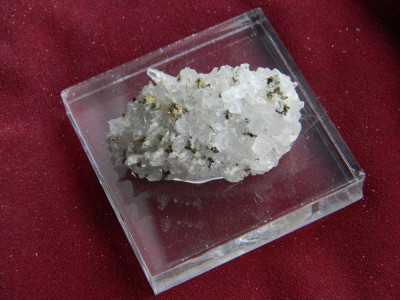 Specimen minerale - CUART, CALCITA SI PIRITA (C4) foto