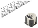 Condensator hibrid SMD 47&micro;F 80V, ESR 36m&Omega;, 10,5mm
