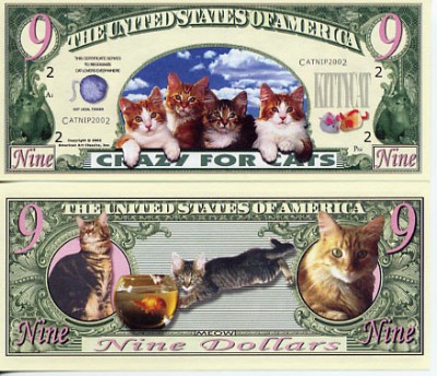 !!! SUA = FANTASY NOTE = NEBUN DUPA PISICI ! - 2002 - UNC foto