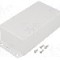 Carcasa ABS, 66mmx121mmx40mm, IP54, HAMMOND - 1591XXCFLGY