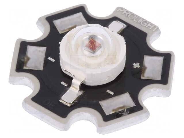 LED Putere Roșie 1W 350mA 130&deg;