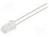 Dioda LED, 5mm, portocalie, 11000mcd, 20mA, 1,6...2,4V, LUCKYLIGHT - 503AC2E-4CC