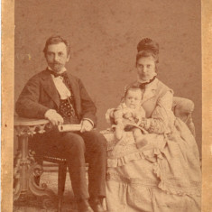 FOTOGRAFIE VECHE 1870 HERMANSTADT SIBIU CDV FOTO ATELIER AUG. MEINHARDT