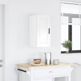 Dulap Bucatarie Porto Alb Lucios 30x31x60 cm Lemn, Depozitare Multifunctional, Montaj pe Perete