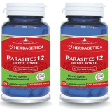 Pachet Parasites 12 Detox Forte 30cps + 30cps (50% reducere la al doilea produs)