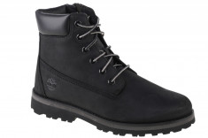 Ghete de drumeție Timberland Courma 6 IN Side Zip Boot Jr 0A28W9 negru foto