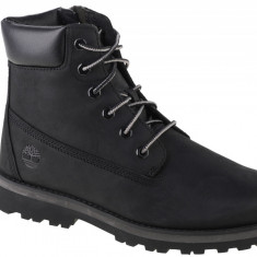 Ghete de drumeție Timberland Courma 6 IN Side Zip Boot Jr 0A28W9 negru