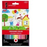 Creion color 18 culori Daco CC318