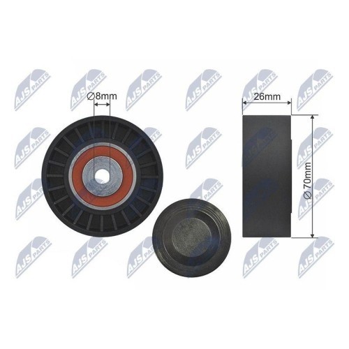 Rola intinzator curea transmisie Audi A4 Allroad B8, A4 B8, A5, A6 Allroad C7, A6 C7, A7, A8 D4, Q5, Q7; Porsche Cayenne, Macan, Panamera; Vw Touareg