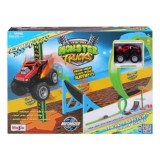 MAISTO CYBER RACERS CIRCUIT MICRO MONSTER TRUCK SHOW