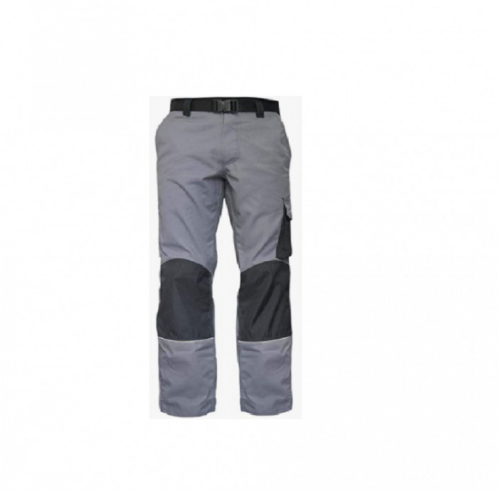 Pantaloni elastici de lucru Gahibre, cu genunchiere, reflectorizanti, Marimea M - RESIGILAT