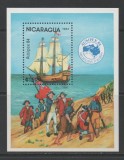 Nicaragua 1984 - Ausipex, vapoare, colita neuzata