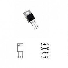 Tranzistor mosfet canal n 600v 6.2a 125w