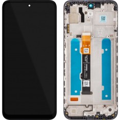 Display cu Touchscreen Motorola Moto G31 (XT2173-3), cu Rama, Negru, Service Pack 5D68C19989 foto