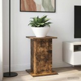 vidaXL Suport pentru plante Stejar fumuriu 30,5 x 30 x 43 cm 899808