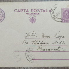 Carte postala militara Regimentul no. 2 Romanati, Ramnicul Valcea 1939