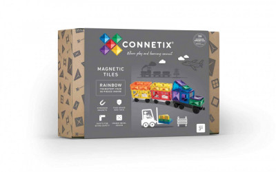 Magnetic Tiles Set constructie magnetic, 50 piese masinute foto